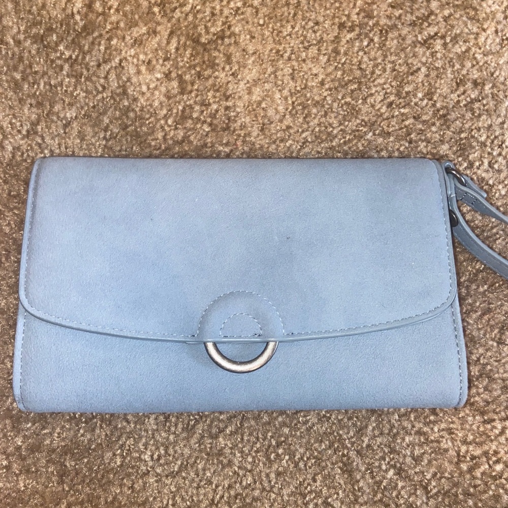 blue purse